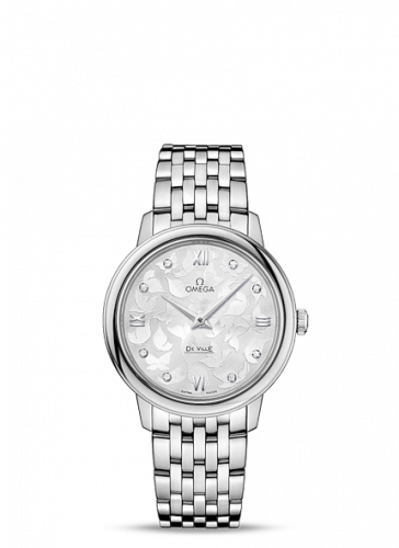 Omega De Ville Prestige Quartz 32.7 Butterfly Stainless Steel / Silver / Bracelet 424.10.33.60.52.001 Omega De Ville Prestige Quartz 32.7 Butterfly Stainless Steel / Silver / Bracelet 424.10.33.60.52.001