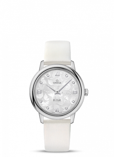Omega De Ville Prestige Quartz 32.7 Butterfly Stainless Steel / Silver 424.12.33.60.52.001 Omega De Ville Prestige Quartz 32.7 Butterfly Stainless Steel / Silver 424.12.33.60.52.001