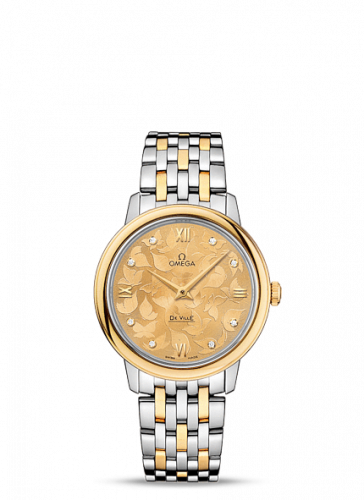 Omega De Ville Prestige Quartz 32.7 Butterfly Yellow Gold / Stainless Steel 424.20.33.60.58.001 Omega De Ville Prestige Quartz 32.7 Butterfly Yellow Gold / Stainless Steel 424.20.33.60.58.001