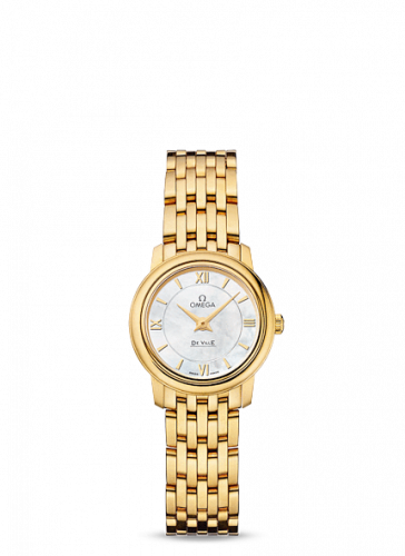 Omega De Ville Prestige Quartz 24.4 Yellow Gold / MOP / Bracelet 424.50.24.60.05.001 Omega De Ville Prestige Quartz 24.4 Yellow Gold / MOP / Bracelet 424.50.24.60.05.001