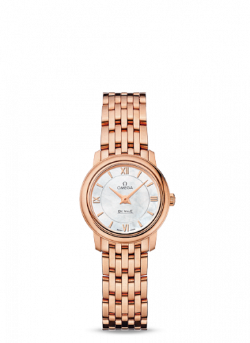 Omega De Ville Prestige Quartz 24.4 Red Gold / MOP / Bracelet 424.50.24.60.05.002 Omega De Ville Prestige Quartz 24.4 Red Gold / MOP / Bracelet 424.50.24.60.05.002