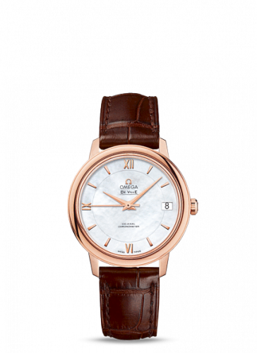 Omega De Ville Prestige Co-Axial 32.7 Red Gold / MOP 424.53.33.20.05.001 Omega De Ville Prestige Co-Axial 32.7 Red Gold / MOP 424.53.33.20.05.001
