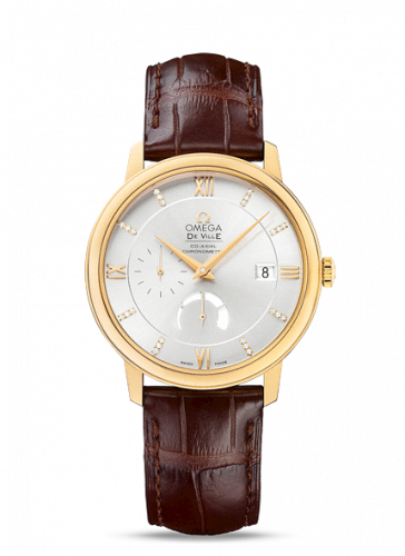 Omega De Ville Prestige Co-Axial 39.5 Power Reserve Yellow Gold / Silver 424.53.40.21.52.001 Omega De Ville Prestige Co-Axial 39.5 Power Reserve Yellow Gold / Silver 424.53.40.21.52.001