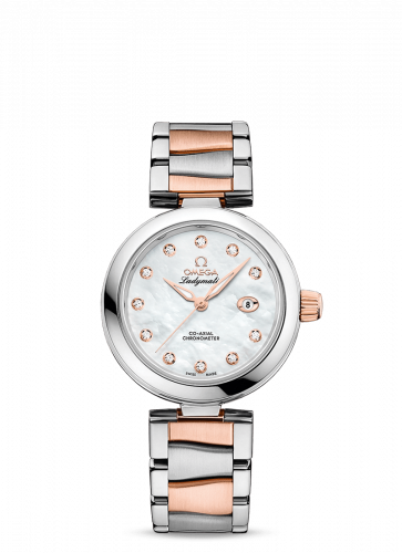 Omega LadyMatic Co-Axial 34 Stainless Steel / Sedna Gold / MOP / Bracelet 425.20.34.20.55.004 Omega LadyMatic Co-Axial 34 Stainless Steel / Sedna Gold / MOP / Bracelet 425.20.34.20.55.004