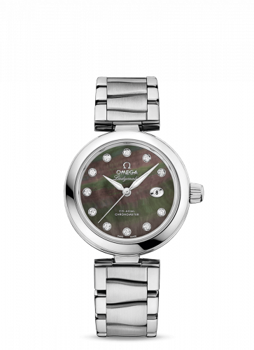 Omega LadyMatic Co-Axial 34 Stainless Steel / Brown MOP / Bracelet 425.30.34.20.57.004 Omega LadyMatic Co-Axial 34 Stainless Steel / Brown MOP / Bracelet 425.30.34.20.57.004