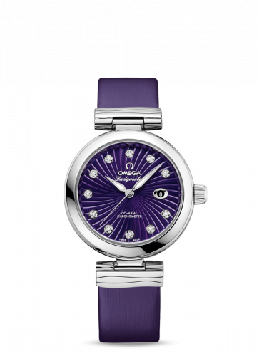 Omega LadyMatic Co-Axial 34 Stainless Steel / Purple 425.32.34.20.60.001 Omega LadyMatic Co-Axial 34 Stainless Steel / Purple 425.32.34.20.60.001