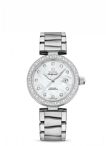 Omega LadyMatic Co-Axial 34 Stainless Steel / Diamond / MOP / Bracelet 425.35.34.20.55.002 Omega LadyMatic Co-Axial 34 Stainless Steel / Diamond / MOP / Bracelet 425.35.34.20.55.002