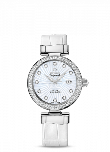 Omega LadyMatic Co-Axial 34 Stainless Steel / Diamond / MOP 425.38.34.20.55.001