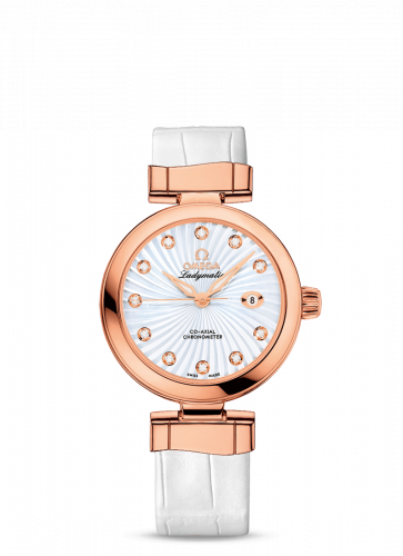 Omega LadyMatic Co-Axial 34 Red Gold / MOP 425.63.34.20.55.001 Omega LadyMatic Co-Axial 34 Red Gold / MOP 425.63.34.20.55.001
