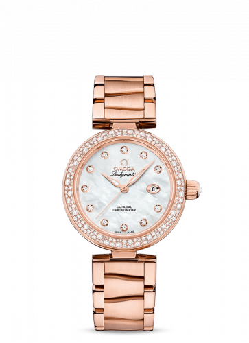 Omega LadyMatic Co-Axial 34 Sedna Gold / Diamond / MOP / Bracelet 425.65.34.20.55.010 Omega LadyMatic Co-Axial 34 Sedna Gold / Diamond / MOP / Bracelet 425.65.34.20.55.010