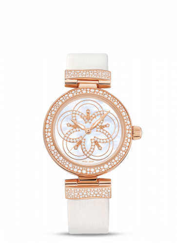 Omega LadyMatic Co-Axial 34 Red Gold Diamond / Diamond Flower 425.67.34.20.55.006 Omega LadyMatic Co-Axial 34 Red Gold Diamond / Diamond Flower 425.67.34.20.55.006
