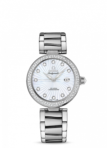 Omega LadyMatic Co-Axial 34 Stainless Steel / Diamond / MOP / Bracelet 425.35.34.20.55.001 Omega LadyMatic Co-Axial 34 Stainless Steel / Diamond / MOP / Bracelet 425.35.34.20.55.001