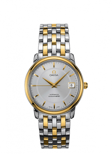 Omega De Ville Prestige Automatic 34.7 Stainless Steel / Yellow Gold / Silver / Bracelet 4300.31.00 Omega De Ville Prestige Automatic 34.7 Stainless Steel / Yellow Gold / Silver / Bracelet 4300.31.00