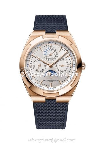 Vacheron Constantin Overseas Ultra-Thin Perpetual Calendar Pink Gold / Silver 4300V/000R-B064