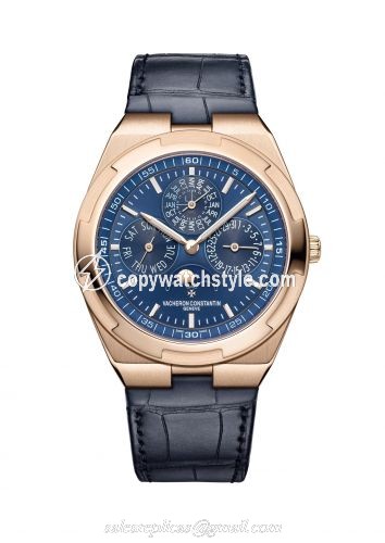 Vacheron Constantin Overseas Ultra-Thin Perpetual Calendar Pink Gold / Blue 4300V/000R-B509