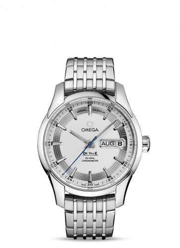Omega De Ville Hour Vision Co-Axial Annual Calendar Stainless Steel / Silver / Bracelet 431.30.41.22.02.001