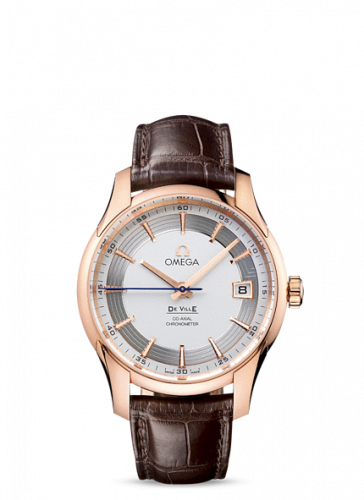 Omega De Ville Hour Vision Co-Axial Red Gold / Silver 431.63.41.21.02.001 Omega De Ville Hour Vision Co-Axial Red Gold / Silver 431.63.41.21.02.001