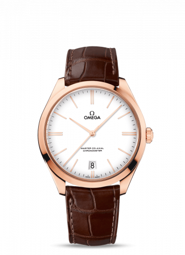 Omega De Ville Tresor Master Co-Axial Sedna Gold / White Enamel 432.53.40.21.04.001
