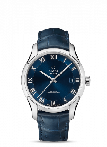 Omega De Ville Hour Vision Master Chronometer Stainless Steel / Blue 433.13.41.21.03.001 Omega De Ville Hour Vision Master Chronometer Stainless Steel / Blue 433.13.41.21.03.001