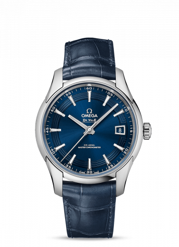 Omega De Ville Hour Vision Master Chronometer Stainless Steel / Blue 433.33.41.21.03.001 Omega De Ville Hour Vision Master Chronometer Stainless Steel / Blue 433.33.41.21.03.001