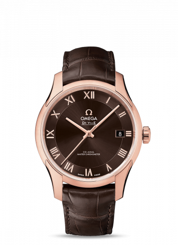 Omega De Ville Hour Vision Master Chronometer Sedna Gold / Brown 433.53.41.21.13.001 Omega De Ville Hour Vision Master Chronometer Sedna Gold / Brown 433.53.41.21.13.001