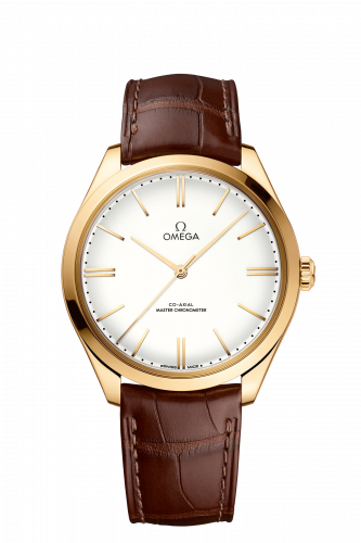 Omega De Ville Tresor Master Chronometer Yellow Gold / White Enamel 435.53.40.21.09.001 Omega De Ville Tresor Master Chronometer Yellow Gold / White Enamel 435.53.40.21.09.001