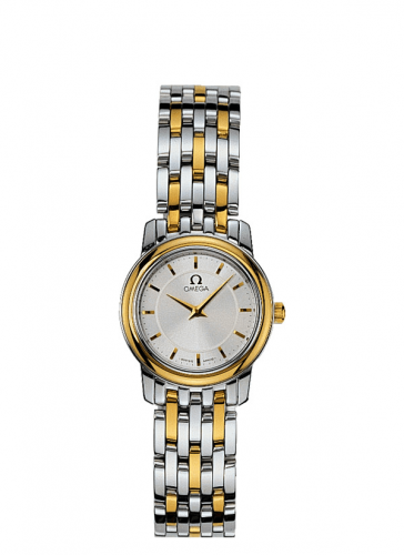 Omega De Ville Prestige Quartz 22 Stainless Steel / Yellow Gold / Silver / Bracelet 4370.31.00 Omega De Ville Prestige Quartz 22 Stainless Steel / Yellow Gold / Silver / Bracelet 4370.31.00