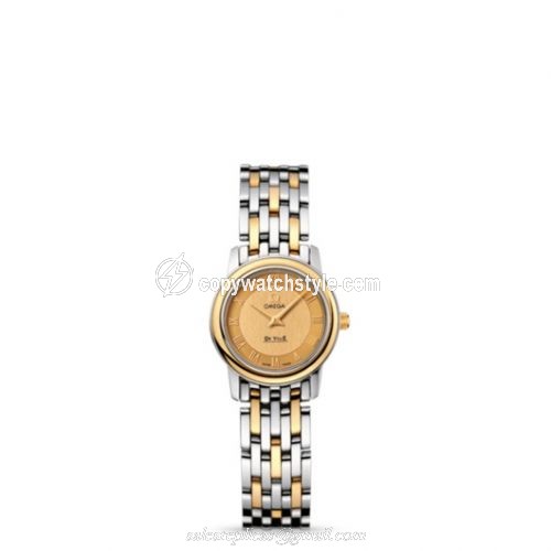 Omega De Ville Prestige Quartz 22 Stainless Steel / Champagne / Bracelet 4370.12.00 Omega De Ville Prestige Quartz 22 Stainless Steel / Champagne / Bracelet 4370.12.00