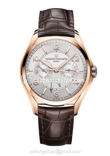 Vacheron Constantin FiftySix Day-Date Pink Gold / Silver 4400E/000R-B436 Vacheron Constantin FiftySix Day-Date Pink Gold / Silver 4400E/000R-B436
