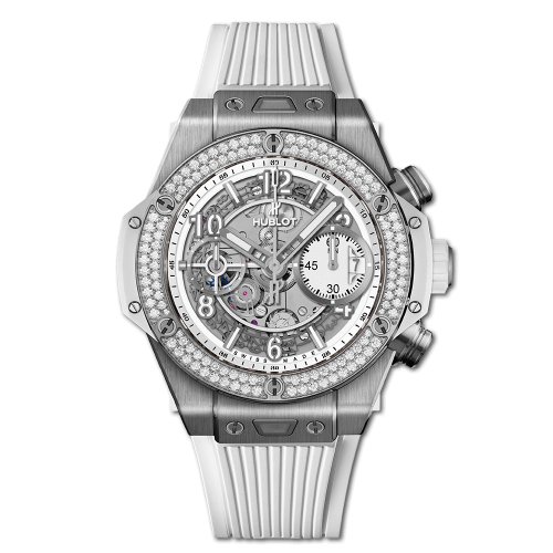 Hublot Big Bang Unico 42 Titanium / Diamonds / White 441.NE.2010.RW.1104 Hublot Big Bang Unico 42 Titanium / Diamonds / White 441.NE.2010.RW.1104