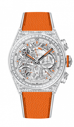 Zenith Defy El Primero 21 White Gold / Diamond / Skeleton / Fabric / Swizz Beatz 45.9001.9004/78.R581 Zenith Defy El Primero 21 White Gold / Diamond / Skeleton / Fabric / Swizz Beatz 45.9001.9004/78.R581