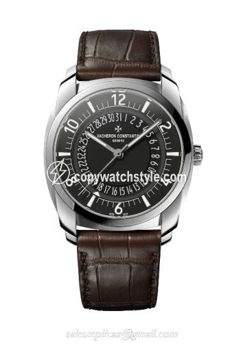 Vacheron Constantin Quai de l'Ile Self-Winding Stainless Steel / Black 4500S/000A-B196 Vacheron Constantin Quai de l'Ile Self-Winding Stainless Steel / Black 4500S/000A-B196