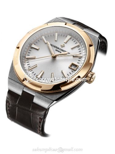 Vacheron Constantin Overseas Date Stainless Steel / Pink Gold / Silver 4500V/000M-B127 Vacheron Constantin Overseas Date Stainless Steel / Pink Gold / Silver 4500V/000M-B127