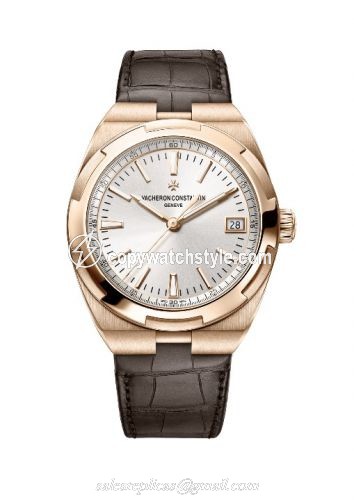Vacheron Constantin Overseas Date Pink Gold / Silver 4500V/000R-B127 Vacheron Constantin Overseas Date Pink Gold / Silver 4500V/000R-B127