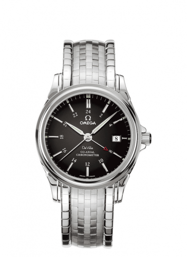 Omega De Ville Co-Axial 38.7 GMT Stainless Steel / Black / Bracelet 4533.51.00 Omega De Ville Co-Axial 38.7 GMT Stainless Steel / Black / Bracelet 4533.51.00