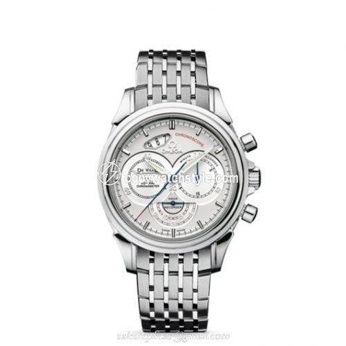 Omega De Ville Co-Axial 41 Chronoscope Stainless Steel / Silver / Bracelet 4550.30.00 Omega De Ville Co-Axial 41 Chronoscope Stainless Steel / Silver / Bracelet 4550.30.00