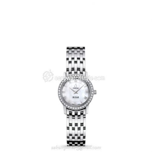 Omega De Ville Prestige Quartz 22 Stainless Steel / Diamond / MOP / Bracelet 4575.71.00 Omega De Ville Prestige Quartz 22 Stainless Steel / Diamond / MOP / Bracelet 4575.71.00