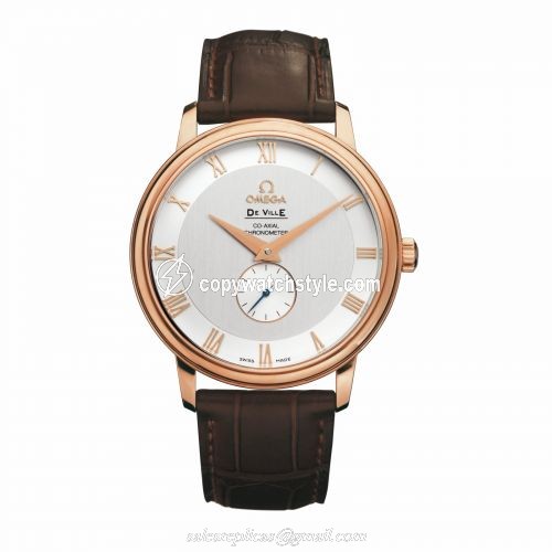 Omega De Ville Prestige Co-Axial 39 Small Seconds Red Gold / Silver / E?a de Queiroz 4614.31.02 Omega De Ville Prestige Co-Axial 39 Small Seconds Red Gold / Silver / E?a de Queiroz 4614.31.02