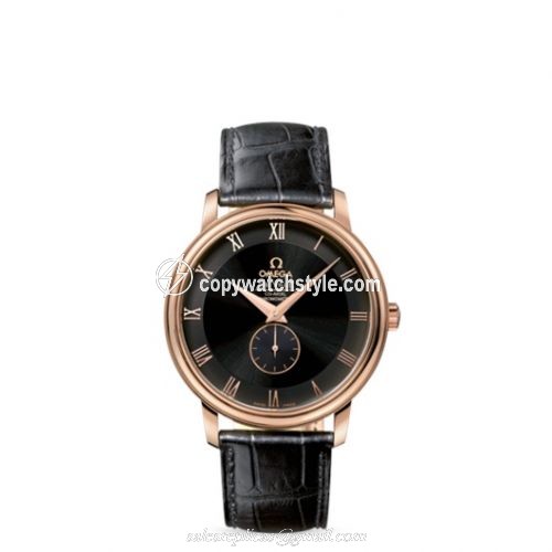 Omega De Ville Prestige Co-Axial 39 Small Seconds Red Gold / Black 4614.50.01 Omega De Ville Prestige Co-Axial 39 Small Seconds Red Gold / Black 4614.50.01