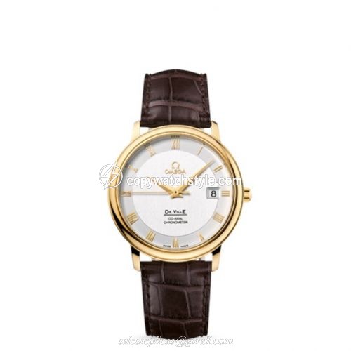 Omega De Ville Prestige Co-Axial 36.5 Yellow Gold / Silver 4617.31.02 Omega De Ville Prestige Co-Axial 36.5 Yellow Gold / Silver 4617.31.02