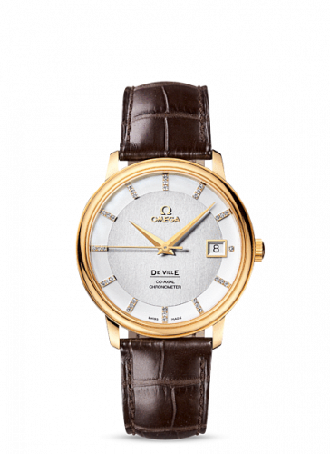 Omega De Ville Prestige Co-Axial 36.5 Yellow Gold / Silver 4617.35.02 Omega De Ville Prestige Co-Axial 36.5 Yellow Gold / Silver 4617.35.02