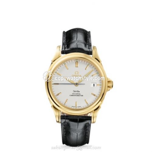 Omega De Ville Co-Axial 37.5 Yellow Gold / Silver 4631.31.31 Omega De Ville Co-Axial 37.5 Yellow Gold / Silver 4631.31.31