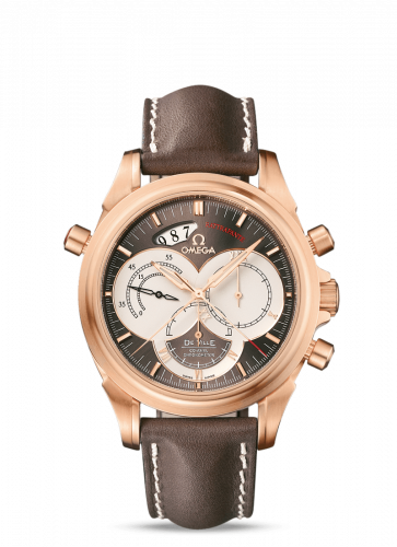 Omega De Ville Co-Axial 41 Chronoscope Rattrapante Red Gold / Brown 4648.60.37 Omega De Ville Co-Axial 41 Chronoscope Rattrapante Red Gold / Brown 4648.60.37