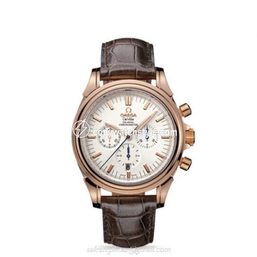 Omega De Ville Co-Axial 41 Chronograph Red Gold / Silver 4650.20.32 Omega De Ville Co-Axial 41 Chronograph Red Gold / Silver 4650.20.32