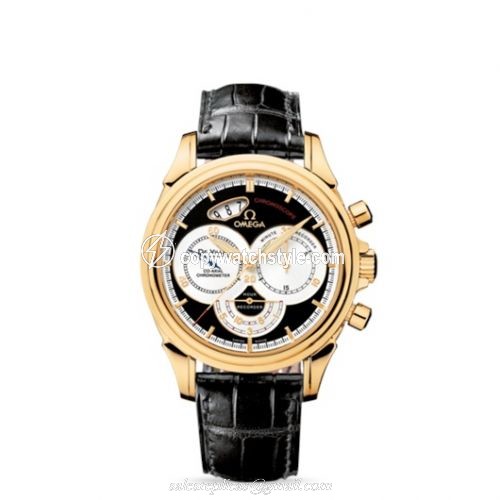 Omega De Ville Co-Axial 41 Chronoscope Yellow Gold / Black 4657.50.31 Omega De Ville Co-Axial 41 Chronoscope Yellow Gold / Black 4657.50.31