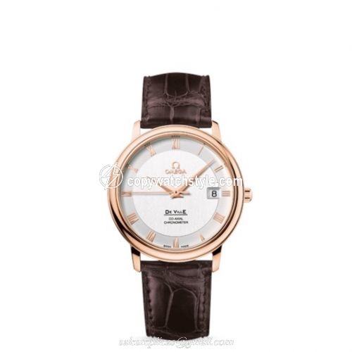 Omega De Ville Prestige Co-Axial 36.5 Red Gold / Silver 4678.31.02 Omega De Ville Prestige Co-Axial 36.5 Red Gold / Silver 4678.31.02