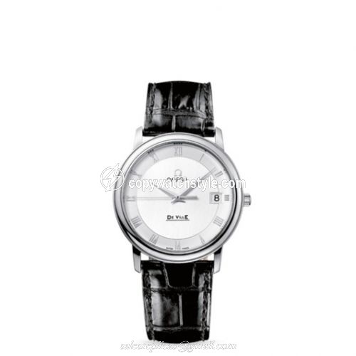 Omega De Ville Prestige Quartz 34.4 Stainless Steel / Silver 4810.33.01 Omega De Ville Prestige Quartz 34.4 Stainless Steel / Silver 4810.33.01
