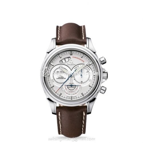Omega De Ville Co-Axial 41 Chronoscope Stainless Steel / Silver 4850.30.37 Omega De Ville Co-Axial 41 Chronoscope Stainless Steel / Silver 4850.30.37