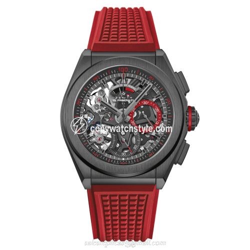 Zenith Defy El Primero 21 Black Ceramic / Skeleton / Cordura / Russia 49.9002.9004.68.R935 Zenith Defy El Primero 21 Black Ceramic / Skeleton / Cordura / Russia 49.9002.9004.68.R935