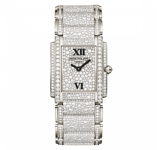 Patek Philippe Twenty~4 4910 White Gold Gridless Diamond 4910/52G-001 Patek Philippe Twenty~4 4910 White Gold Gridless Diamond 4910/52G-001